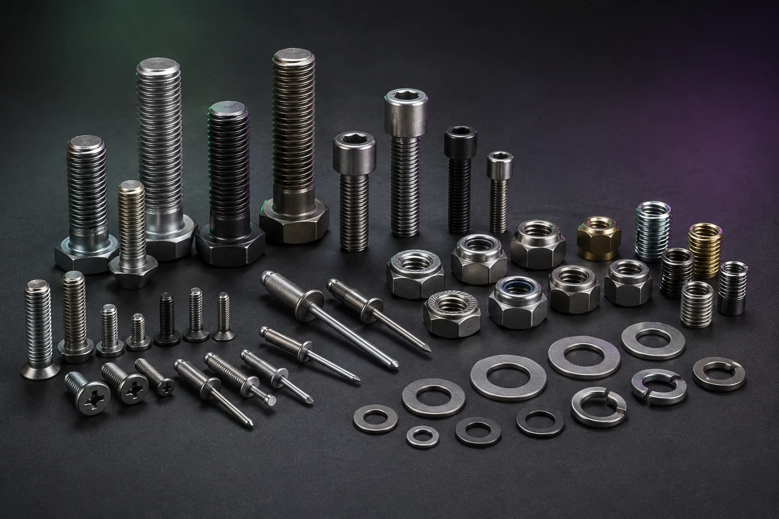 Fasteners & hardware representative product assortment